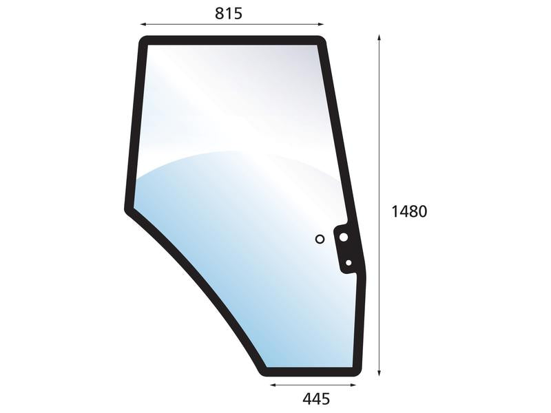 Vidro de porta Dt. (S.100437)