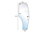 Vidro de porta Dt. (S.100493)