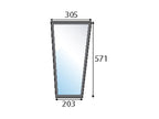 Lower Front Glass Esq./Dt. (S.100565)