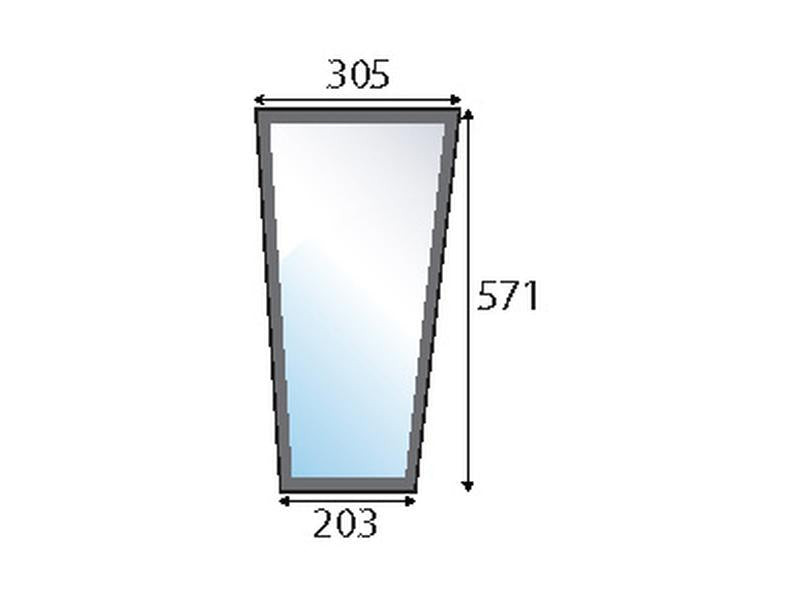 Lower Front Glass Esq./Dt. (S.100565)