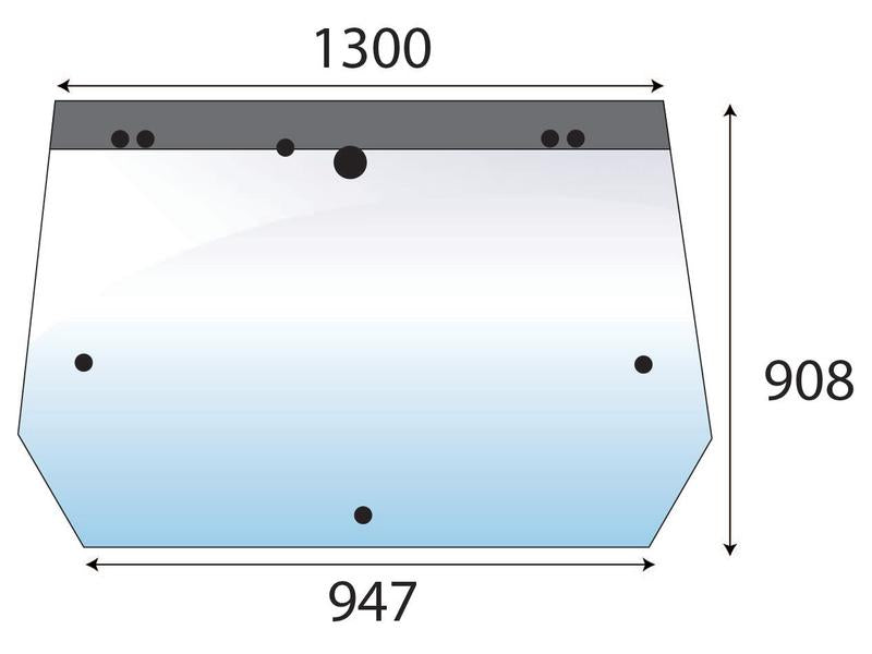 vidro superior traseiro (S.100591)