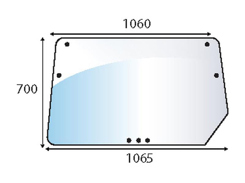 vidro superior traseiro (S.100661)