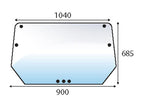 vidro superior traseiro (S.100683)