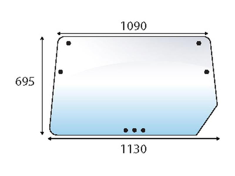 vidro superior traseiro (S.100701)