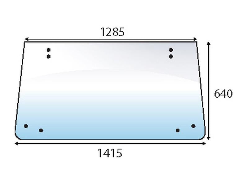 vidro superior traseiro (S.100749)