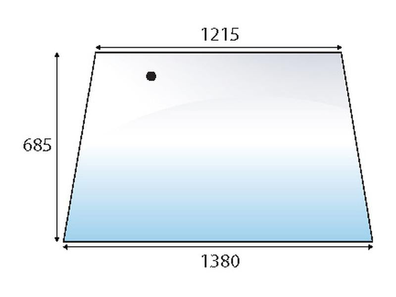 vidro superior traseiro (S.100757)
