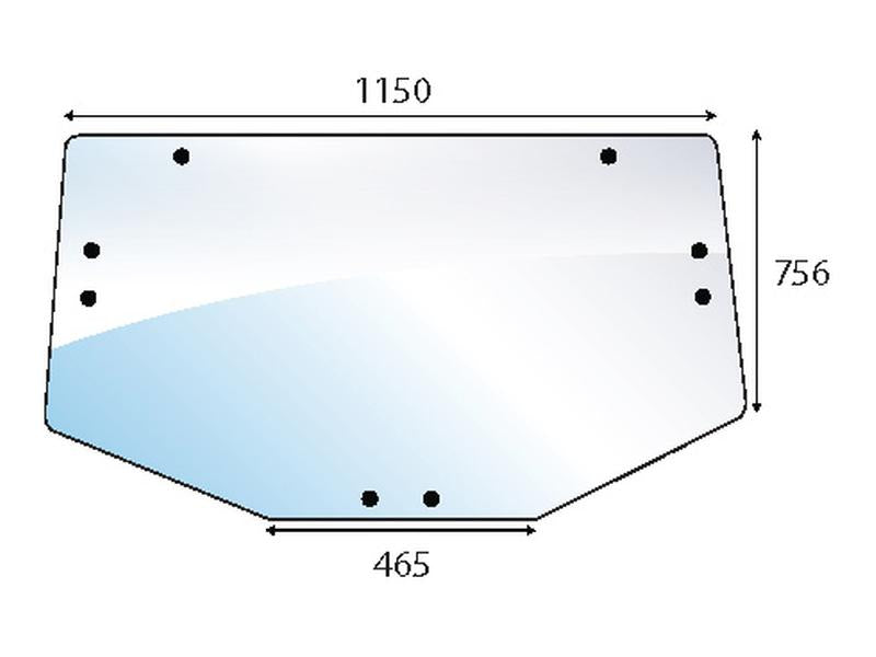 vidro superior traseiro (S.100966)