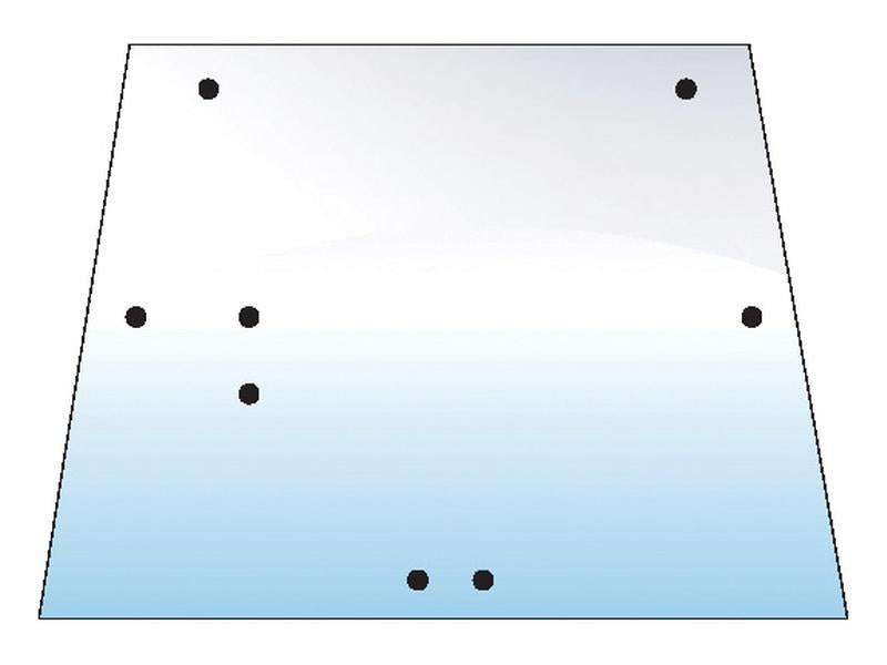 vidro superior traseiro (S.10125)