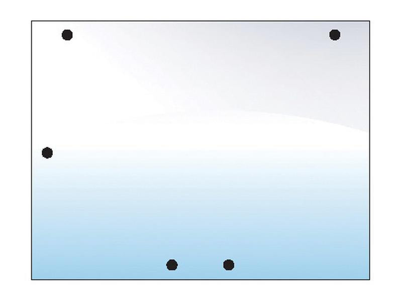 vidro superior traseiro (S.10152)