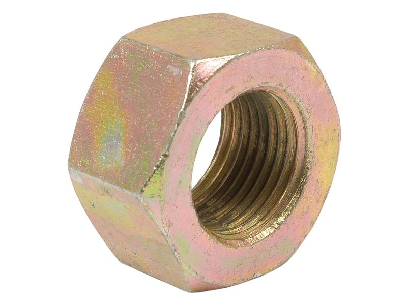 Porca sextavada imperial , Tamanho da rosca: 1'' UNF (DIN or Standard No. DIN 934) Resistência à tração: 8.8 (S.1017)