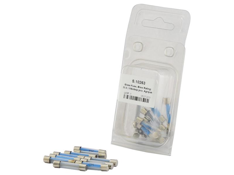 Agripak 10 un. Fusivel 12.5 Amps (S.10263)