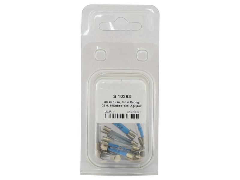 Agripak 10 un. Fusivel 12.5 Amps (S.10263)