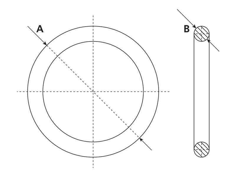 O'Ring 5'' (142mm) (borracha) (S.103130)