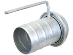 Acoplamento com maçaneta - Macho 6'' (159mm) x6'' (150mm) (galvanizado) (S.103183)