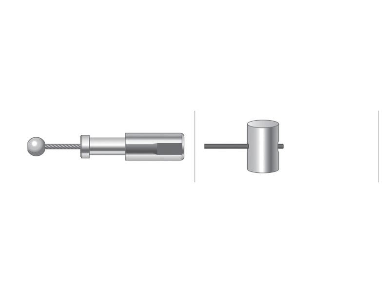 Cabo stop - Comp: 1118mm, Comprimento externo do cabo: 1044mm. (S.103219)