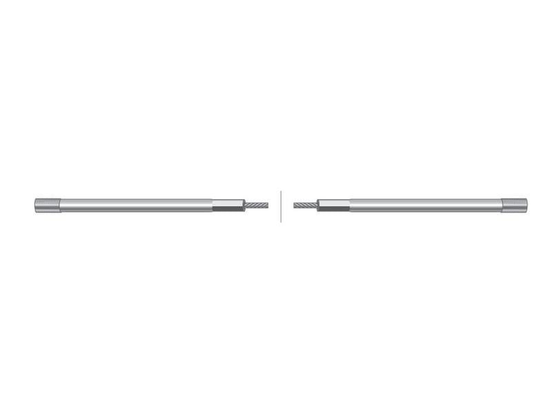 Cabo Hidraulico - Comp: 922mm, Comprimento externo do cabo: 649mm. (S.103224)