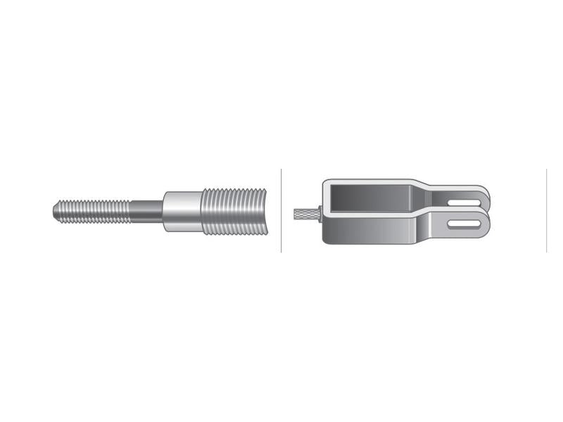 Cabo stop - Comp: 1369mm, Comprimento externo do cabo: 1190mm. (S.103233)