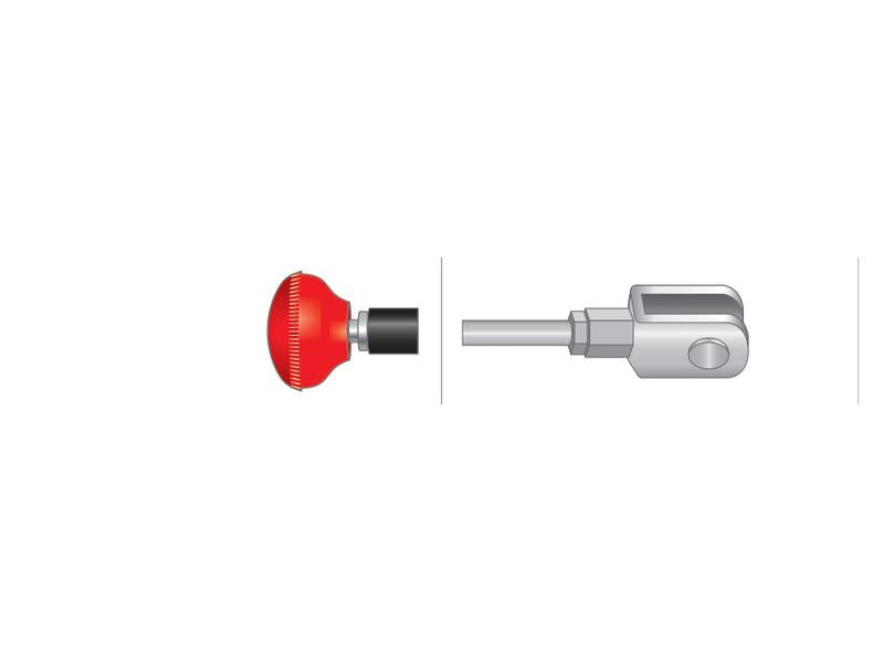 Cabo stop - Comp: 1784mm, Comprimento externo do cabo: 1563mm. (S.103286)