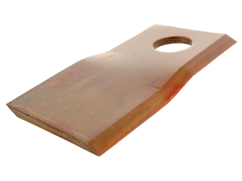 Faca - Faca torcida - 109x47x4mm - Orifício Ø19mm - Esq. - para Vicon, JF, Stoll, Pottinger Aplicavel em: 13800031 (S.105699)