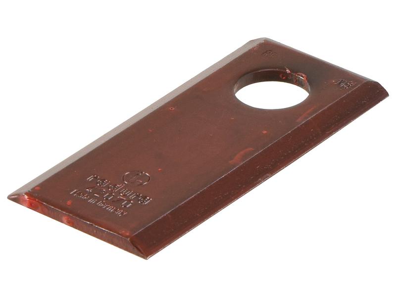 Faca - A - 96 x 40x4mm - Orifício Ø19mm - Esq./Dt. - para Claas, Fella Aplicavel em: 9492400 (S.105705)