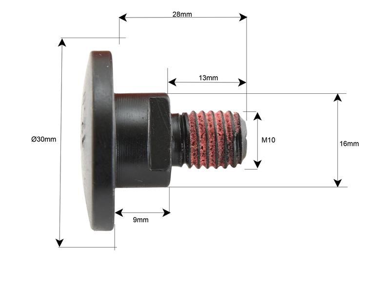 Parafuso C/ Porca- M10x28mm - para Kuhn Aplicavel em: 56132200 (S.105991)