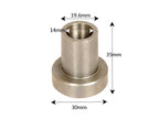 Casquilho ID: 14mm, D.Ext: 19.6mm, Comp: 23.5mm - para Spearhead, Bomford Aplicavel em: 1777721 (S.106523)