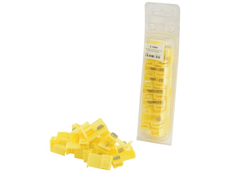 Agripak 25 un. Terminal Scotchlock Amarela (S.10666)