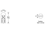 Lâmpada 12V W2.1x9.5d Caixa 1 un. (S.109968)