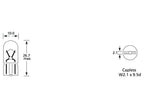 Lâmpada 12V W2.1x9.5d Caixa 1 un. (S.109969)