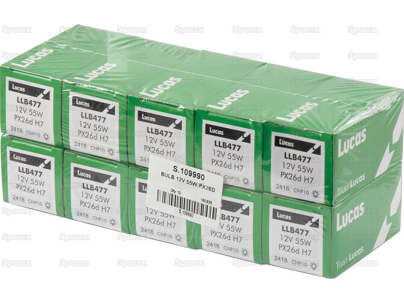 Lâmpada 12V PX26d Caixa 1 un. (S.109990)