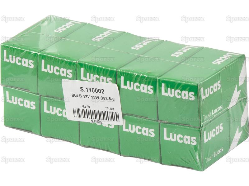 Lâmpada 12V SV8.5 Caixa 1 un. (S.110002)