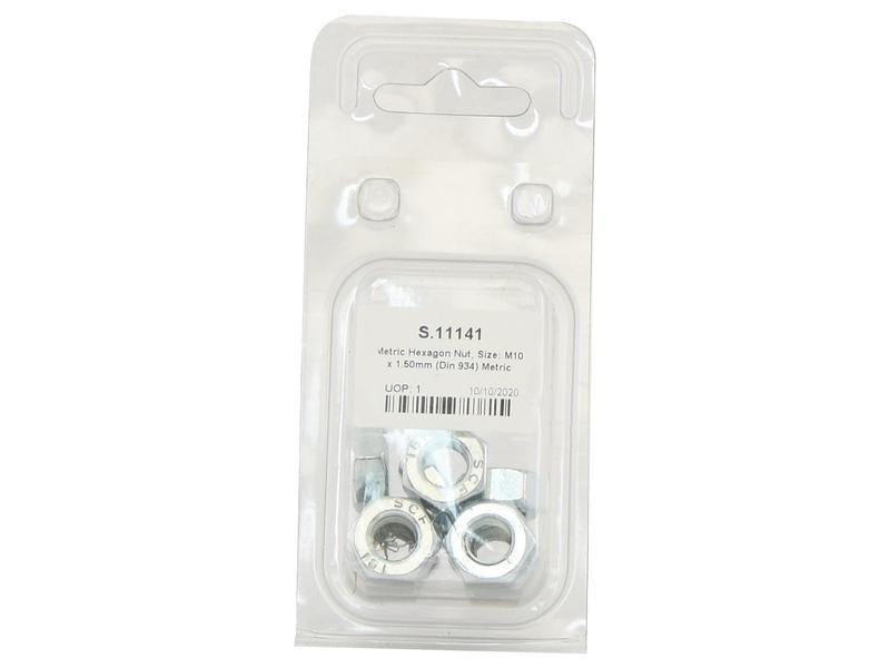 Agripak 10 un. Porca sextavada Mt M10x1.50mm (S.11141)