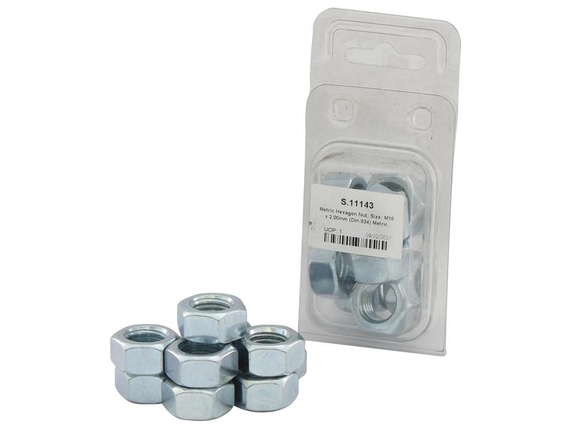 Agripak 10 un. Porca sextavada Mt M16x2.00mm (S.11143)
