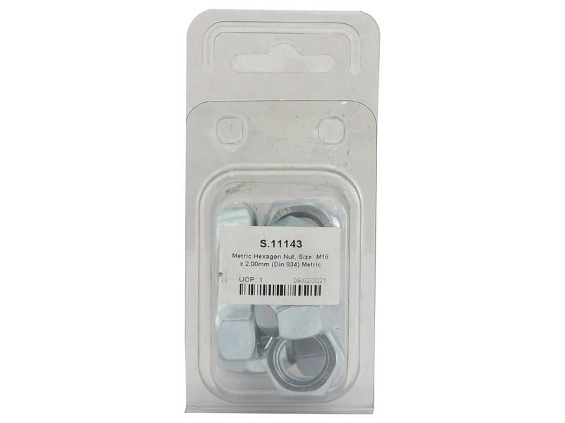 Agripak 10 un. Porca sextavada Mt M16x2.00mm (S.11143)