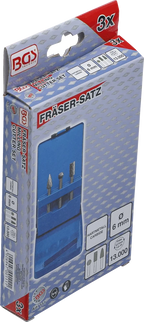 Conjunto de fresas de HSS | 3 peças