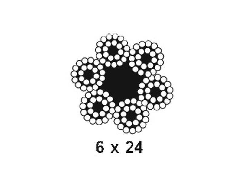 Cabo - Aço, Ø12mm x 110M (S.11206)
