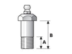 Copo lubrificação - longo (1/4'' UNF) (S.11220)