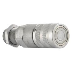 Valvula fêmea plana 3/8'' Tamanho corpo x M18 x 1.50 Métrico Male Bulkhead