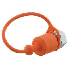 Tampa 3/8'' laranja para Valvula Macho Plana TF F38