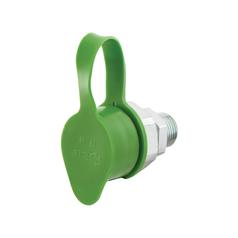 Tampa 3/8'' Verde para valvula macho TFVF
