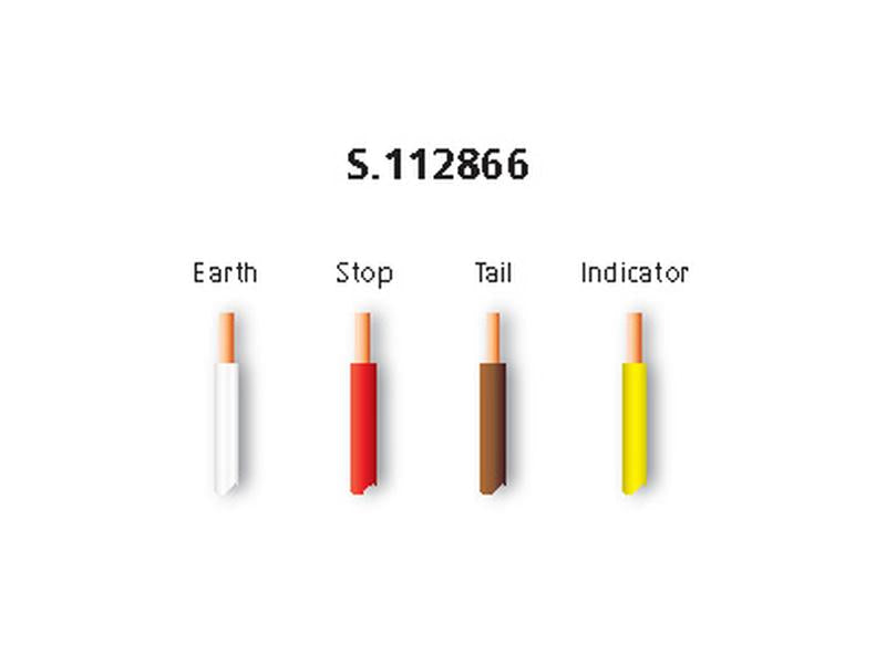 LED Farolim, Funções: 3, Traseiro / Travão / Pisca, Esq./Dt., 12-24V (S.112866)