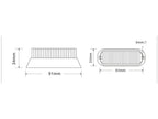 LED Farolim Perigo (amarelo), CISPR 25: Class 3, 12-24V (S.113206)