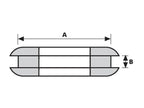 Passa fios Ø6.35 x 1.6mm (S.11331)