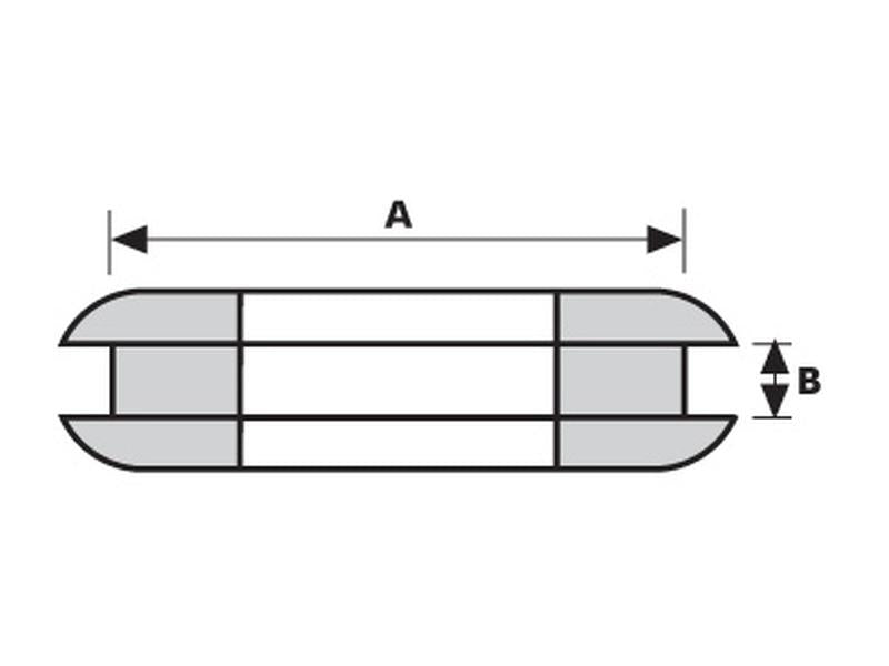 Passa fios Ø6.35 x 1.6mm (S.11331)