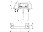 Farolim LED Frontal/Traseiro, Esq./Dt., 12-24V (S.113357)
