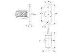 Farolim LED Frontal, Lateral, e Frontal, Esq./Dt., 12-24V (S.113360)