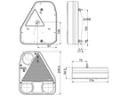LED Farolim, Funções: 4, Travão / Traseiro / Pisca / Presença, Dt., 12-24V (S.113374)