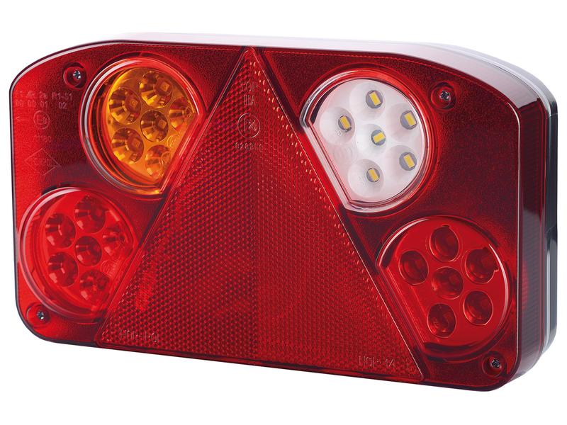 LED Farolim, Funções: 5, Travão / Traseiro / Pisca / Nevoeiro / Presença, Esq., 12-24V (S.113378)