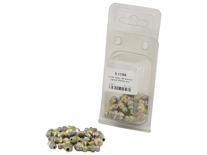 Agripak 20 un. Kit Copos Lub. met M6 Assorted (S.11355)
