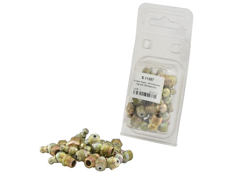 Agripak 20 un. Kit Copos Lub. met M10 Assorted (S.11357)